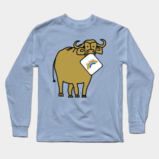 Gold Ox says Be Kind with Rainbow Long Sleeve T-Shirt